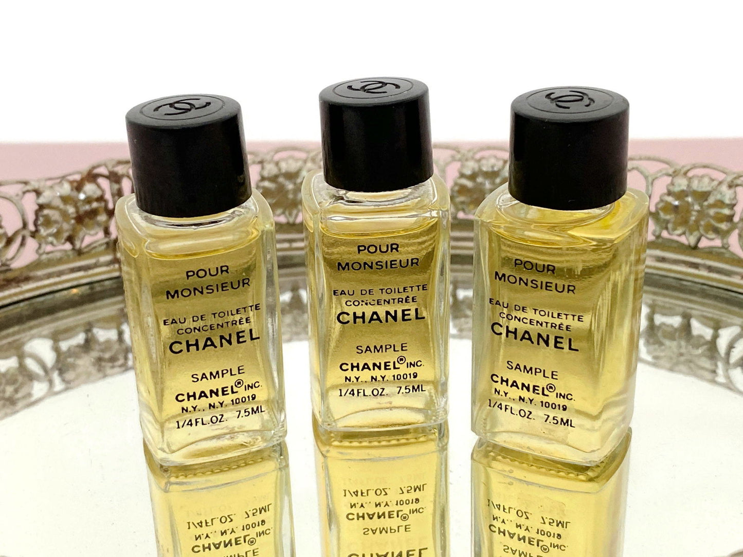 Vintage Chanel Pour Monsieur Eau de Toilette Concentrate Bottles - Duckwells
