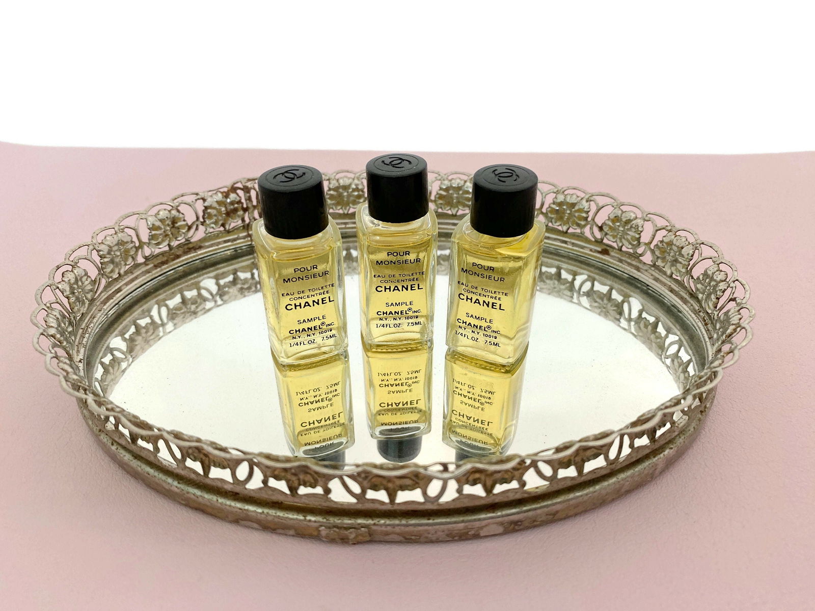 Vintage Chanel Pour Monsieur Eau de Toilette Concentrate Bottles - Duckwells