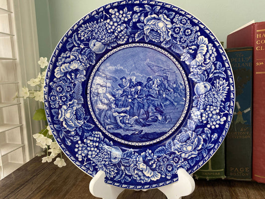 Vintage Charlestown Massachusetts Staffordshire Plate - Duckwells