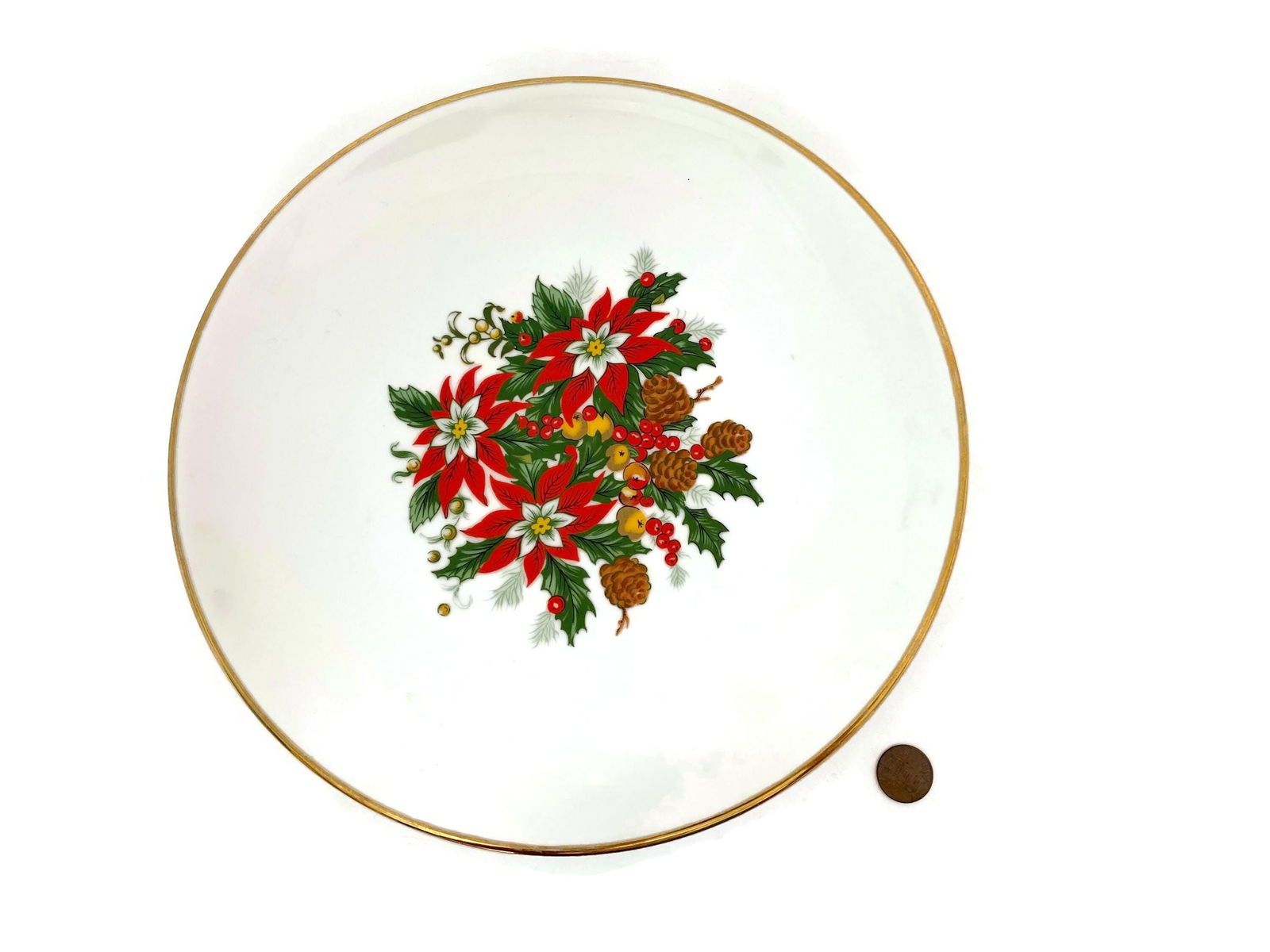 Vintage Christmas Plate by CM 1814  Hutschenreuther - Duckwells