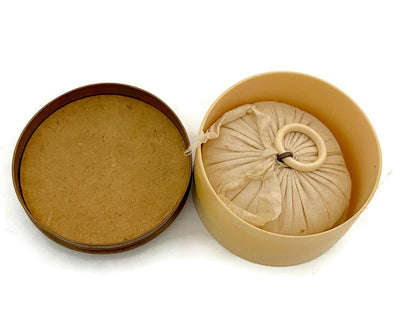 Vintage Dresser Jar Celluloid with Portrait Lid - Duckwells