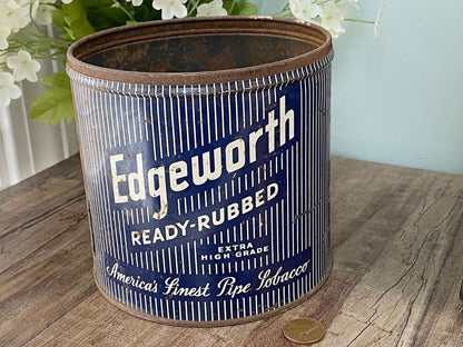 Vintage Edgeworth Tobacco Tin Can - Duckwells