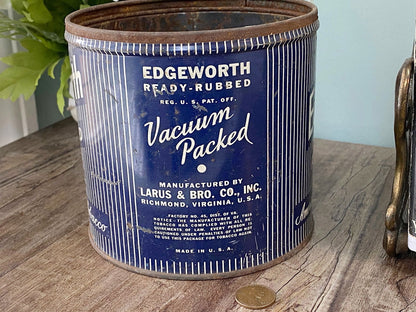 Vintage Edgeworth Tobacco Tin Can - Duckwells