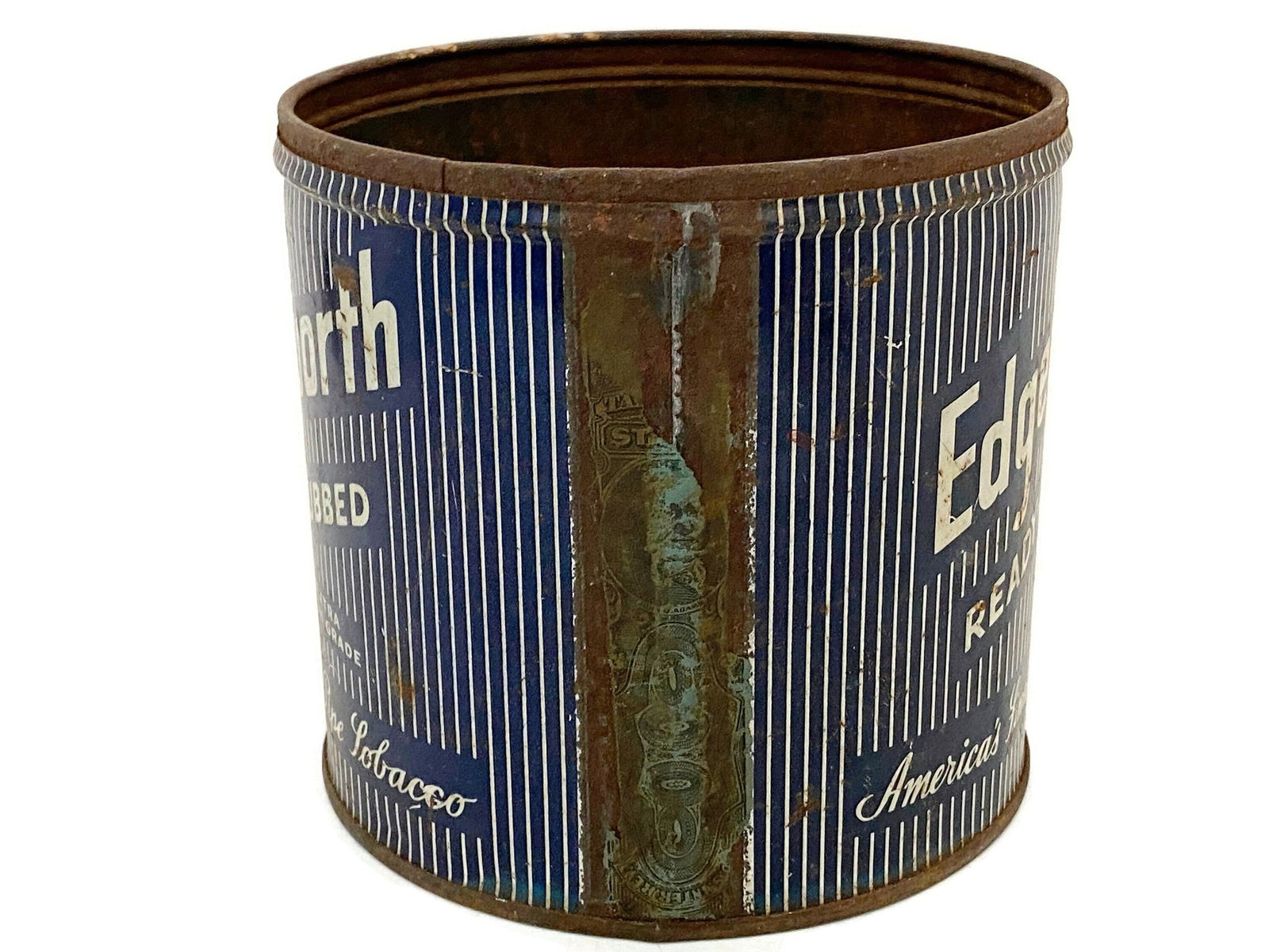 Vintage Edgeworth Tobacco Tin Can - Duckwells