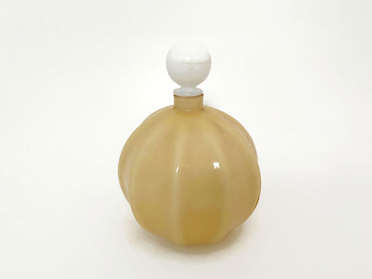 Vintage Fenton Honey Amber Cased Glass Bottle - Duckwells