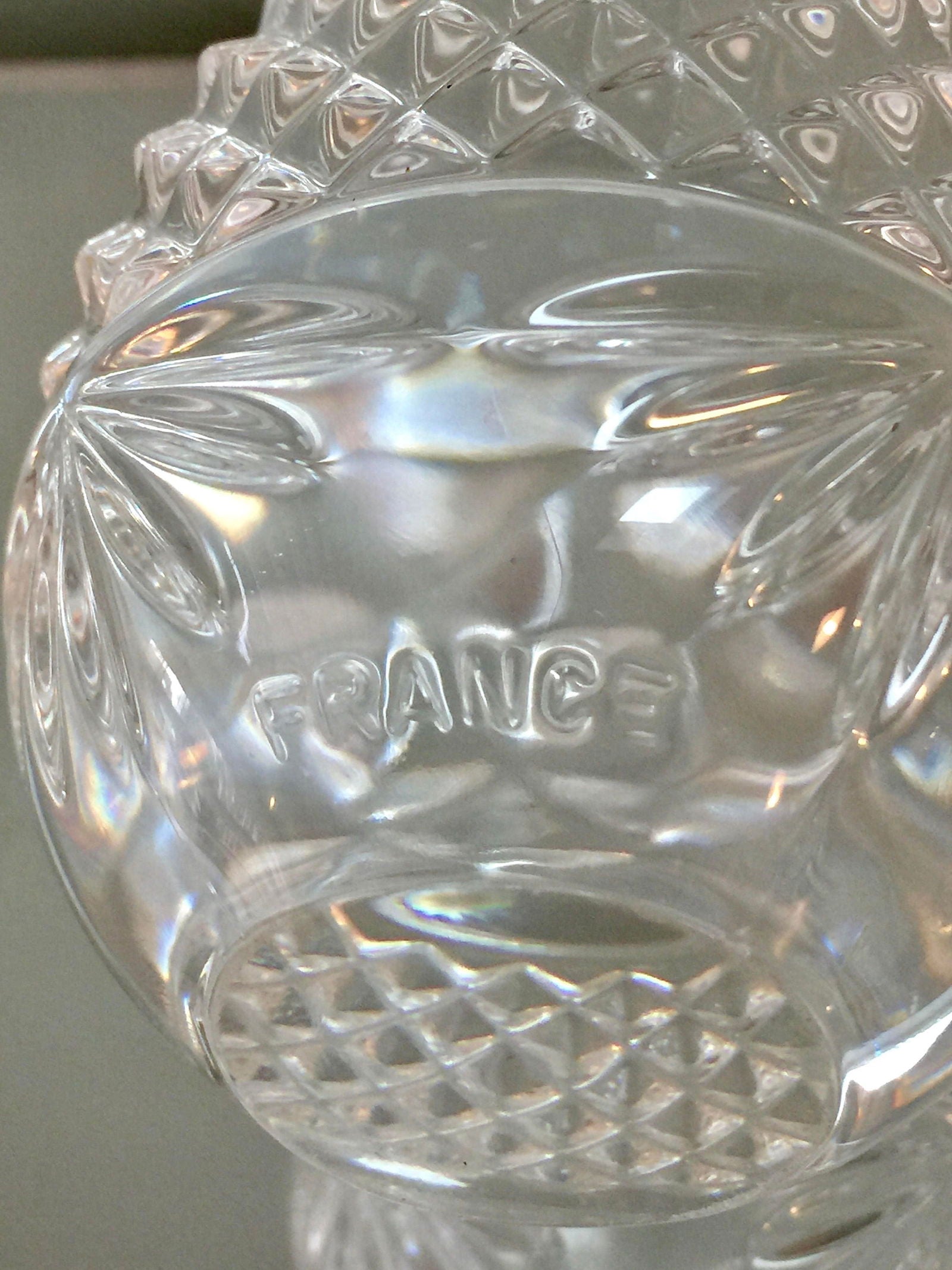 Vintage French Crystal Collectible Egg Paperweight at Duckwells