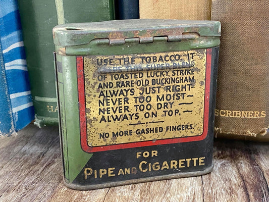 Vintage Half and Half Tobacco Tin at Duckwells