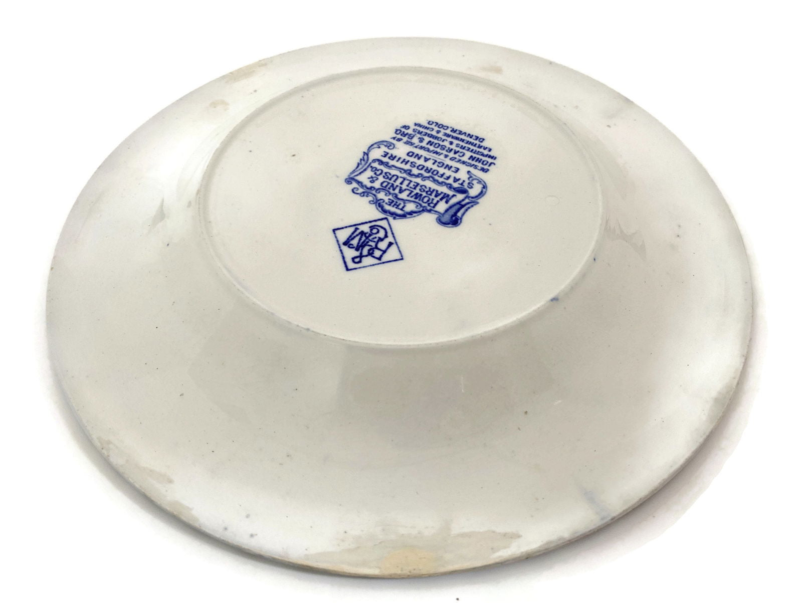 Vintage Historical Denver Colorado Souvenir Plate - Duckwells