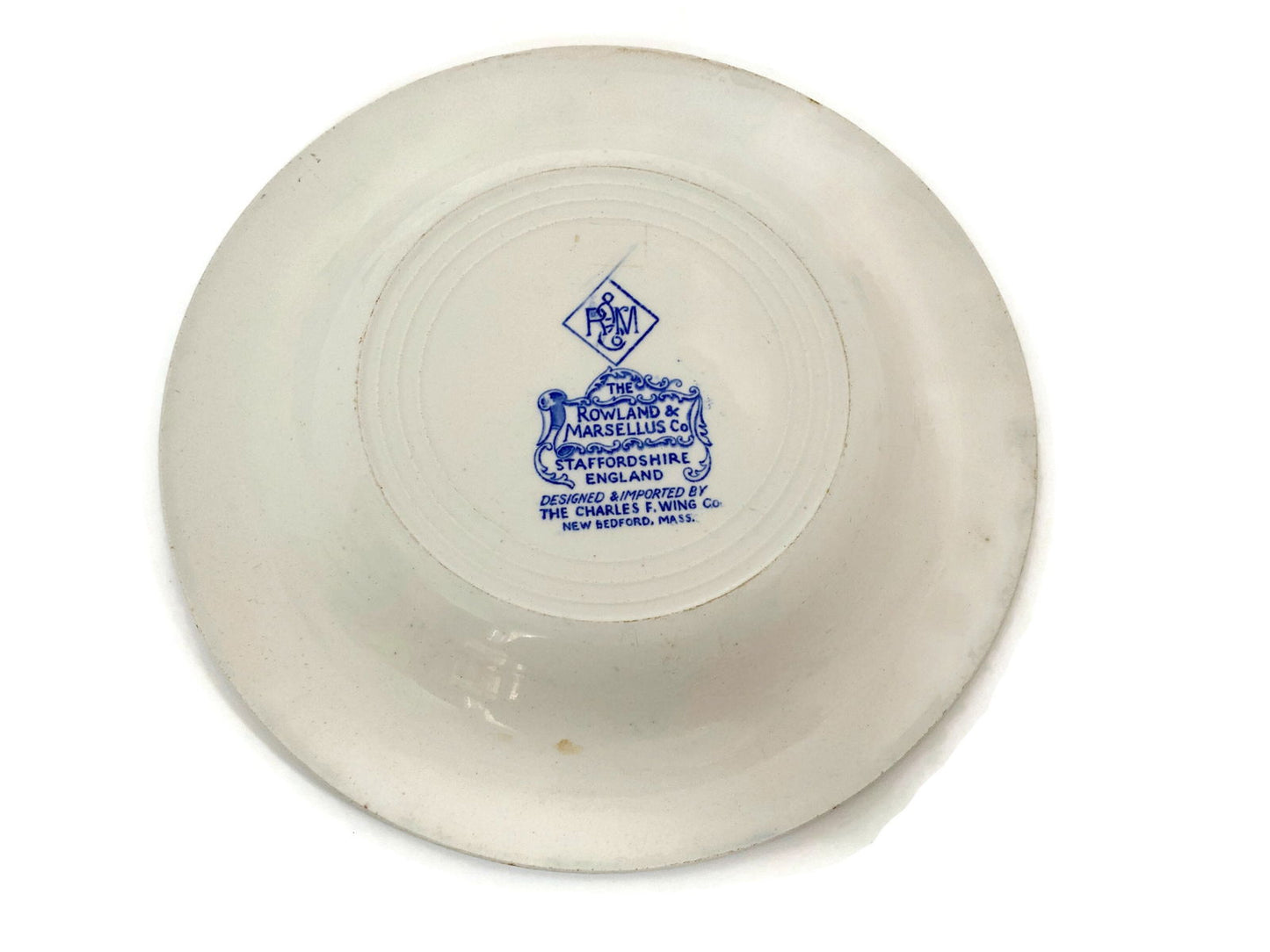 Vintage Historical New Bedford Massachusetts Souvenir Plate - Duckwells