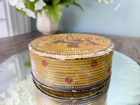 Vintage Houbigant Subtilite French Powder Box at Duckwells
