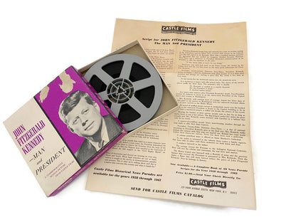 Vintage JFK Castle Films 8MM Film Reel - Duckwells