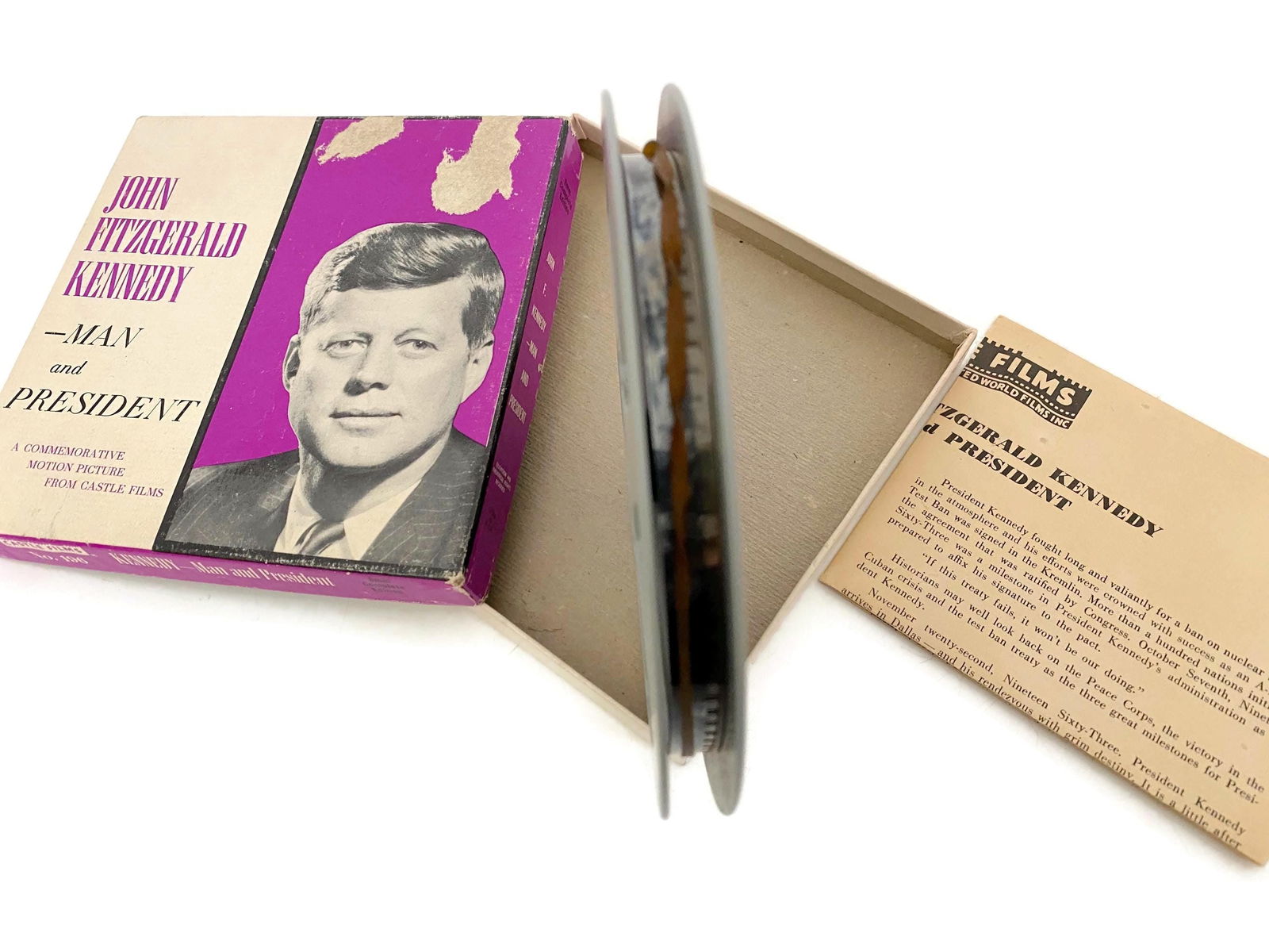 Vintage JFK Castle Films 8MM Film Reel - Duckwells