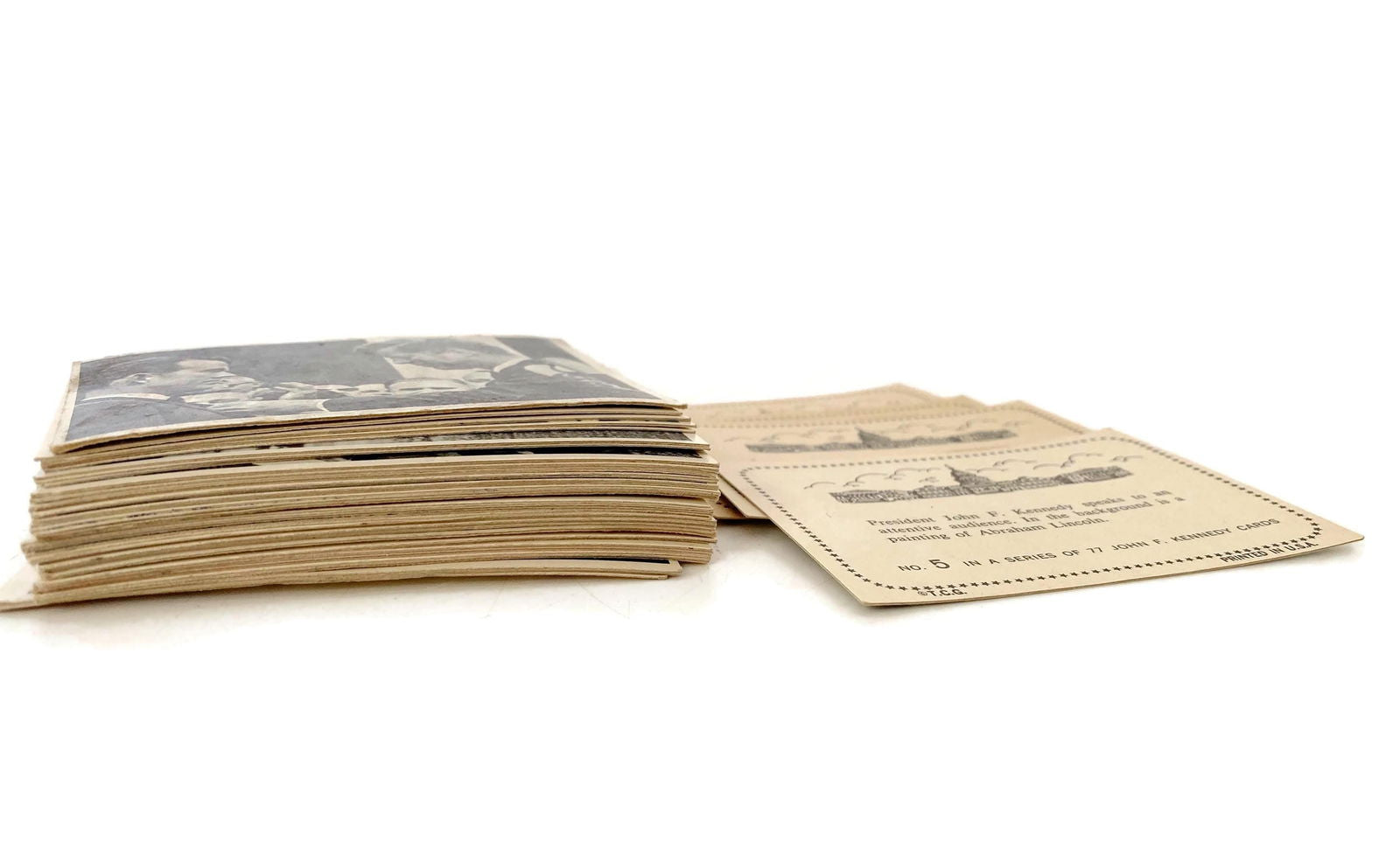 Vintage John F. Kennedy Topps Cards - Duckwells
