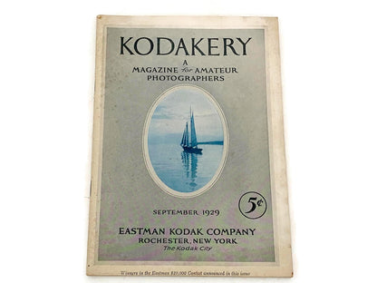 Vintage Kodakery Magazine for Amateur Photographers September 1929 - Duckwells