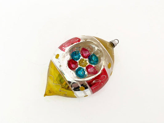 Vintage Large Fantasia Polish Glass Christmas Ornament - Duckwells
