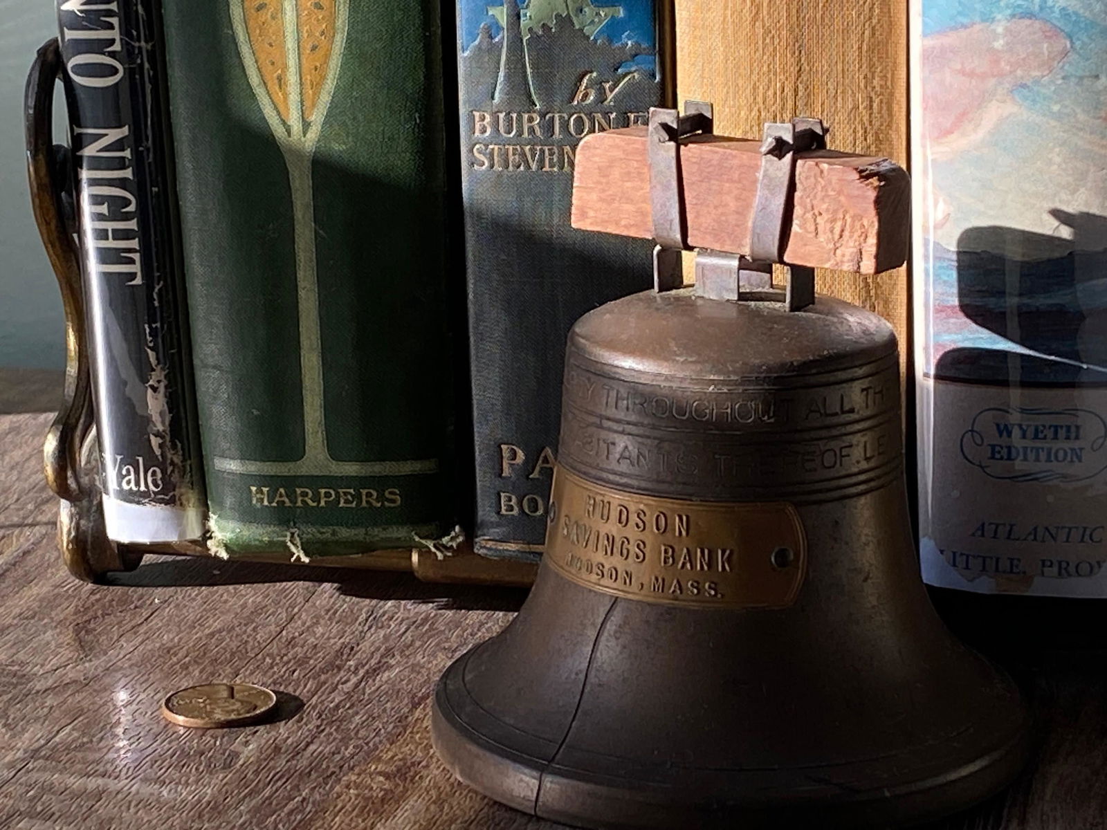 Vintage Liberty Bell Advertising Collectible Piggy Bank - Duckwells