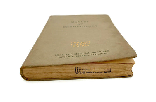 Vintage Manual of Dermatology Medical Department of the US Navy 1943 - Duckwells