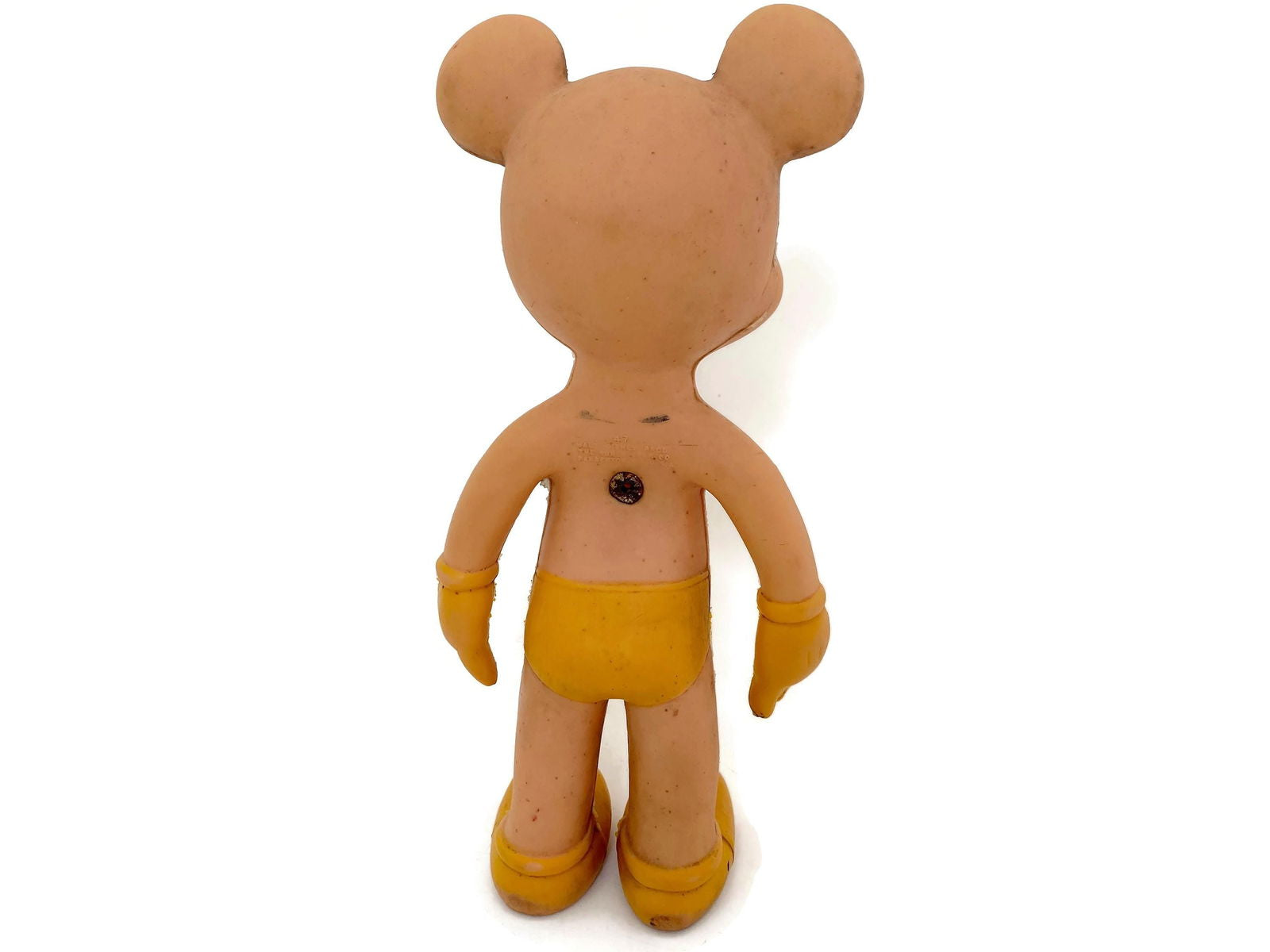Vintage Mickey Mouse Squeeze Toy by Sun Rubber Company - Duckwells