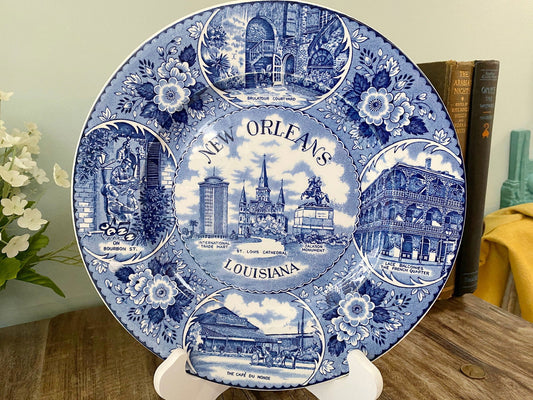 Vintage New Orleans Souvenir Plate at Duckwells