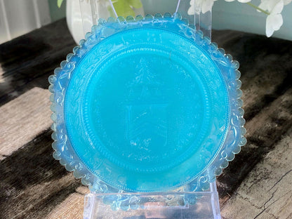 Vintage Pairpoint Glass Cup Plate - Duckwells