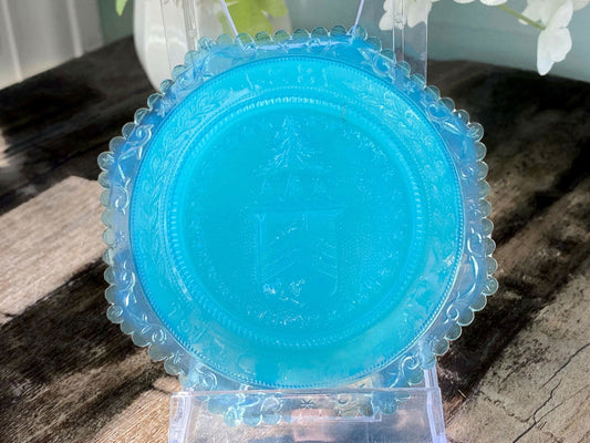 Vintage Pairpoint Glass Cup Plate at Duckwells