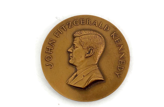 Vintage President John F. Kennedy Bronze Inaugural Medal at Duckwells