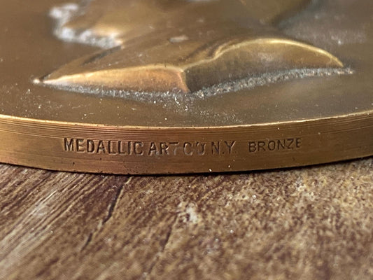Vintage President John F. Kennedy Bronze Inaugural Medal at Duckwells