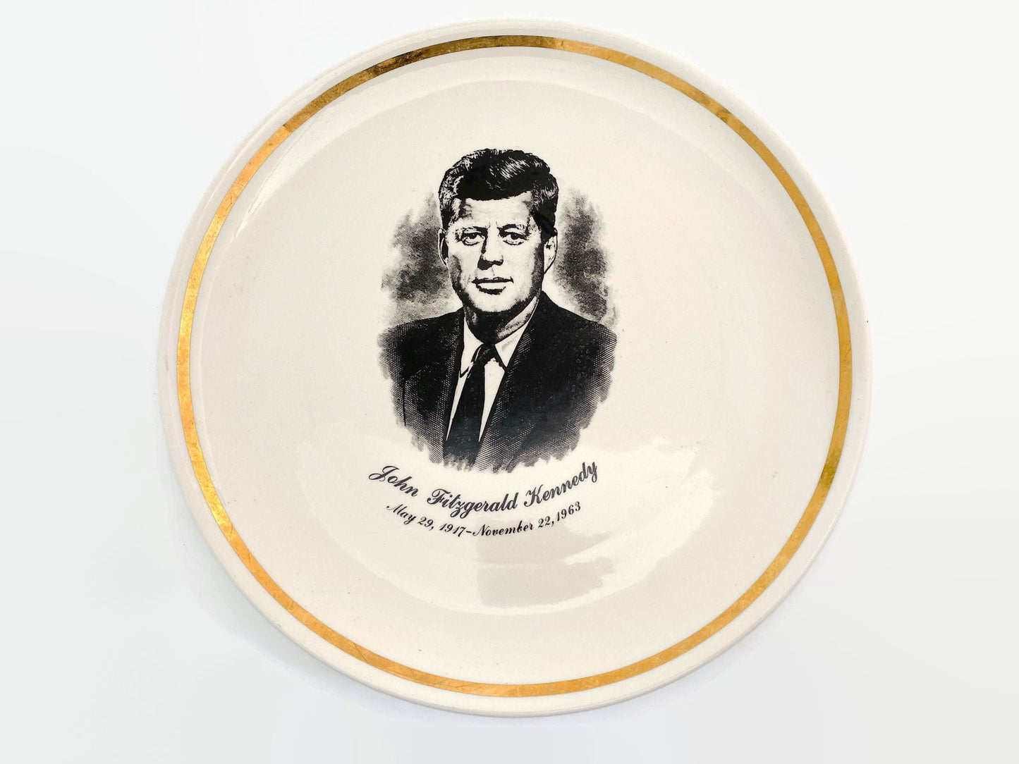 Vintage President John F. Kennedy Collectible Plate at Duckwells