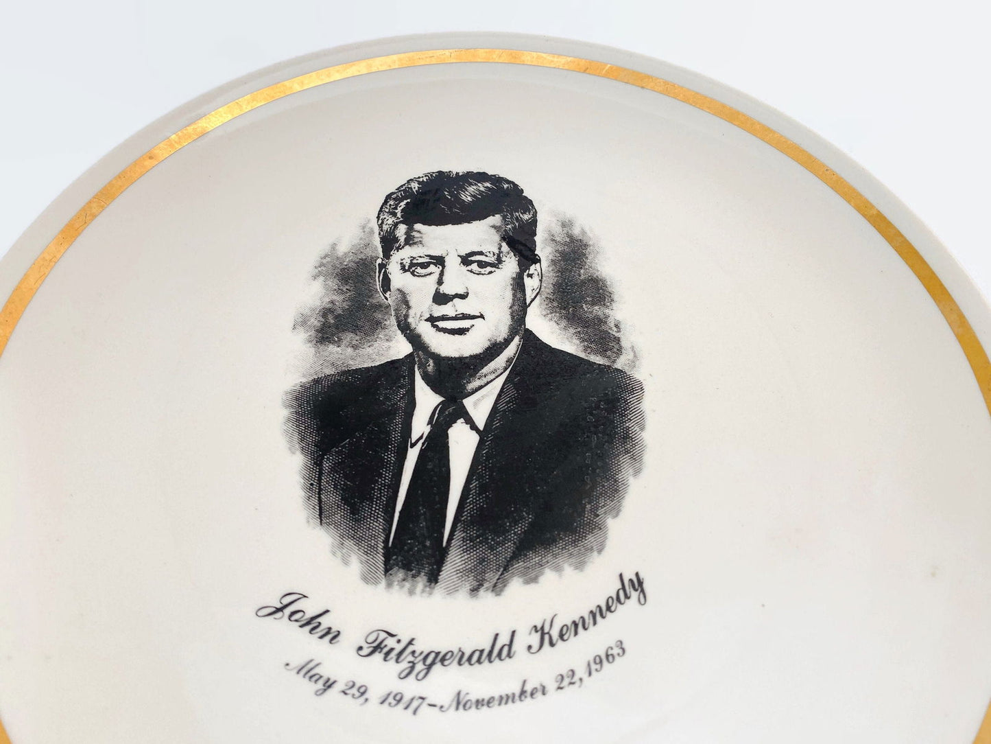 Vintage President John F. Kennedy Collectible Plate at Duckwells