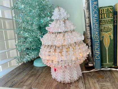 Vintage Safety Pin and Beads Christmas Tree Light at Duckwells