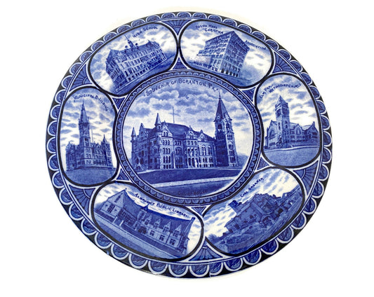 Vintage Scranton Pennsylvania Historical Plate - Duckwells