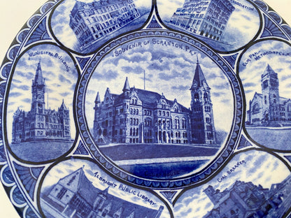 Vintage Scranton Pennsylvania Historical Plate - Duckwells