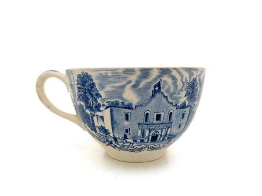 Vintage The Alamo Texas English Staffordshire Souvenir Teacup - Duckwells