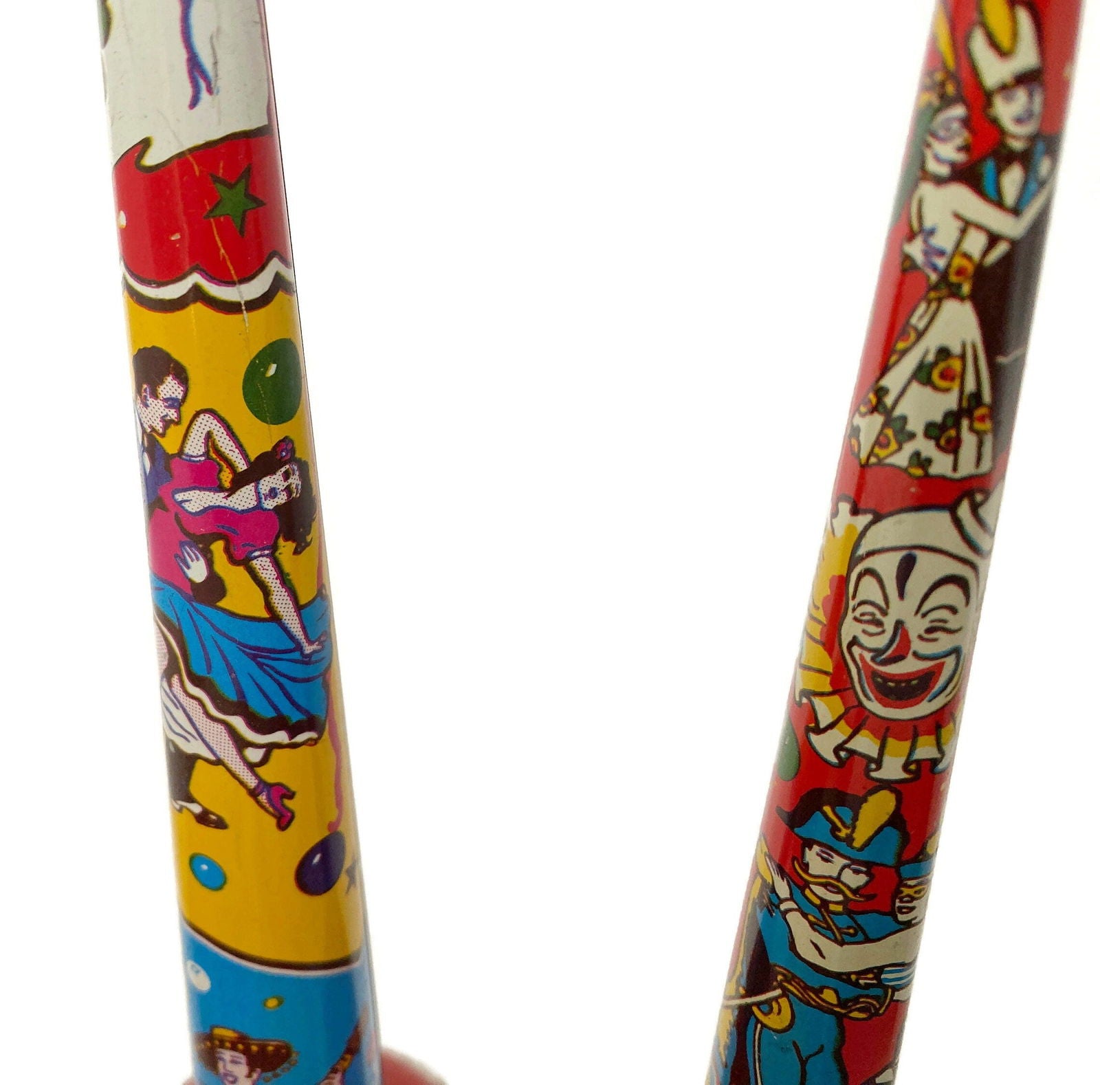 Vintage Tin Litho Party Noisemakers - Duckwells