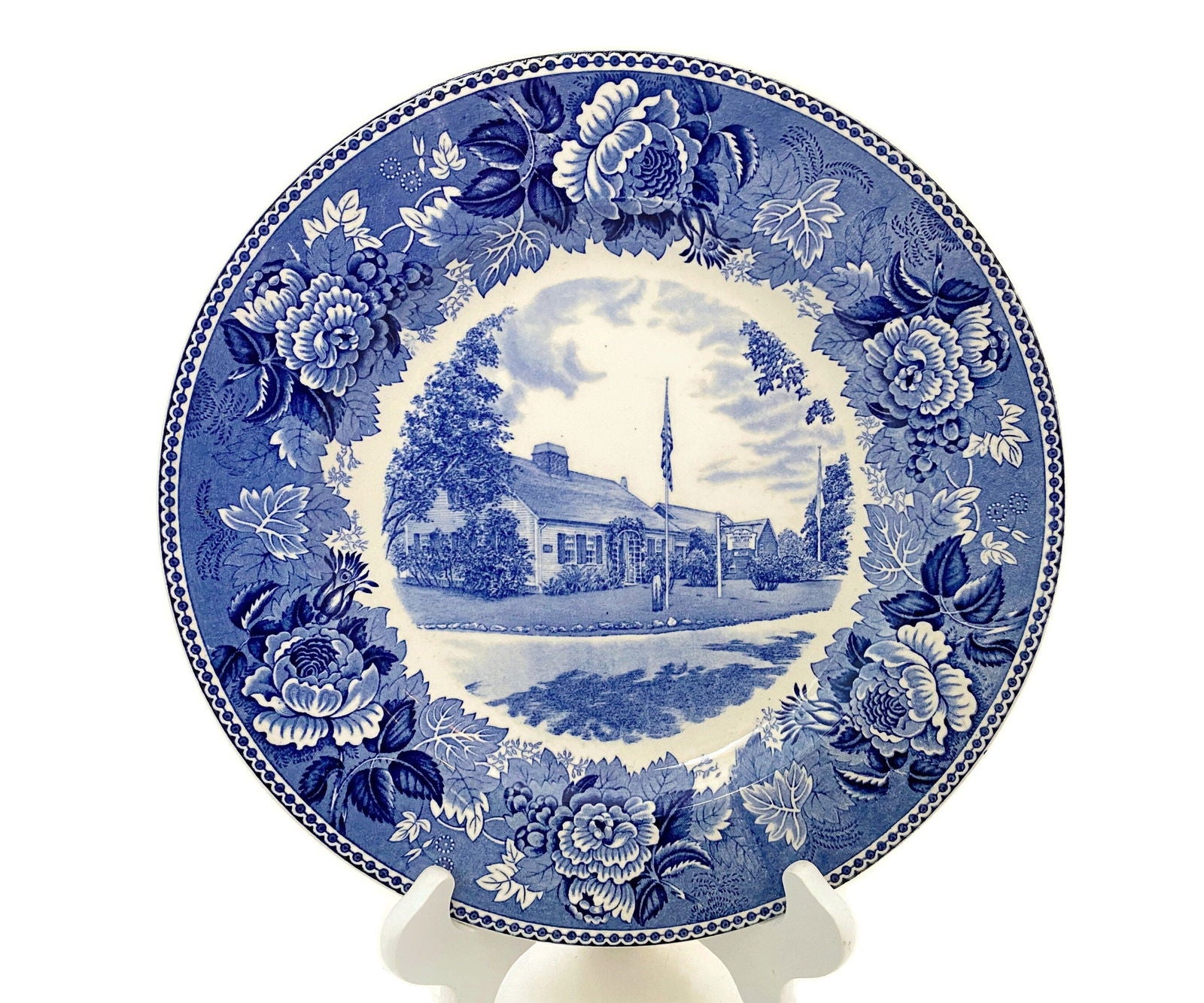 Vintage Wedgwood Clara Barton Birthplace Souvenir Plate - Duckwells