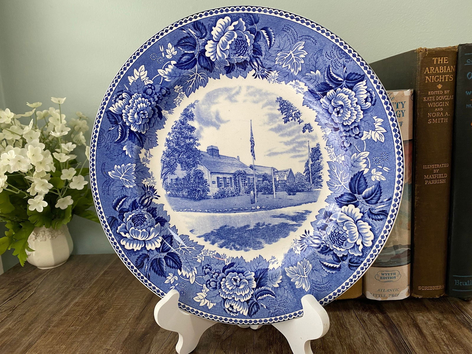 Vintage Wedgwood Clara Barton Birthplace Souvenir Plate - Duckwells