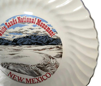 Vintage White Sands New Mexico Plate at Duckwells