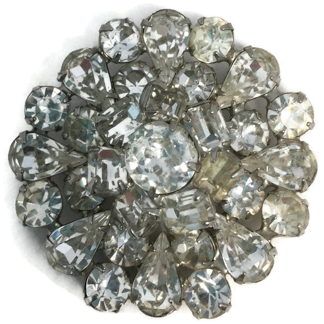 Vintage Weiss Rhinestone Brooch Pin at Duckwells
