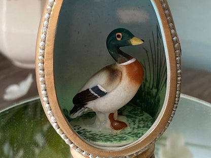 Mid-century Bone China Egg Diorama at Duckwells