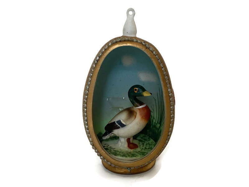 Mid-century Bone China Egg Diorama at Duckwells