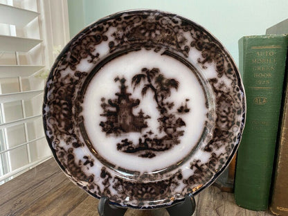 Antique English Transferware Plate at Duckwells