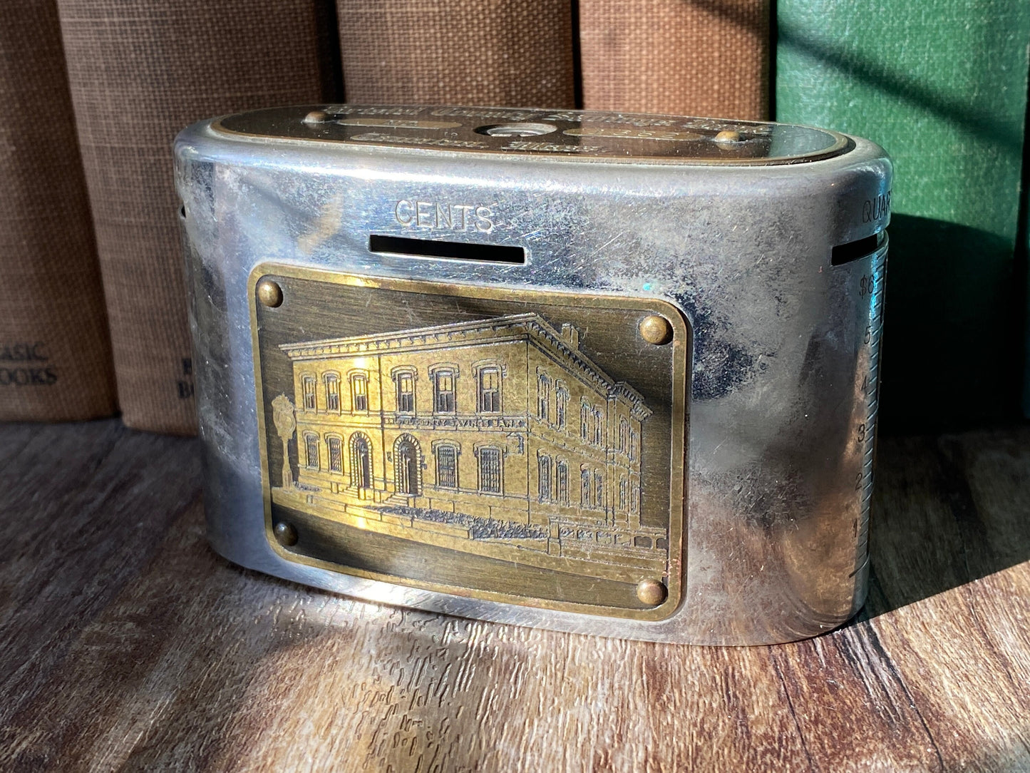 Antique Traveling Teller Bank, Bristol County Savings Bank