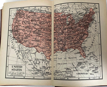 Antique Book, The New Human Interest Library Volume V Around the World