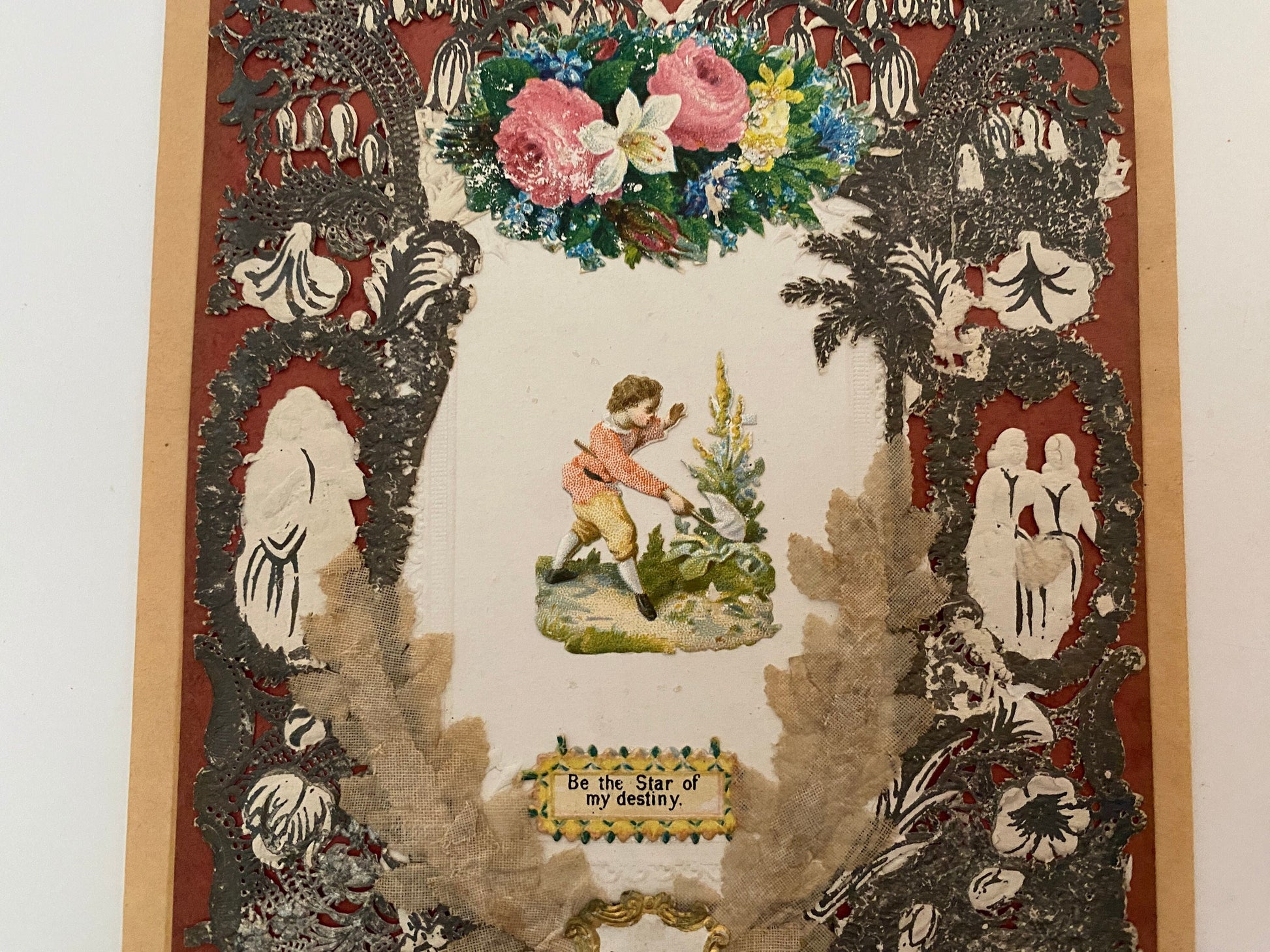 Antique Victorian Era Valentine at Duckwells