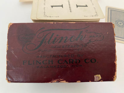 Antique Flinch Card Game