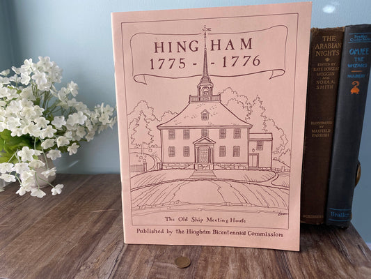 Vintage Bicentennial Hingham Massachusetts Coloring Book