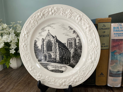 Vintage Church of Mediator in Kingsbridge, Bronx New York Plate