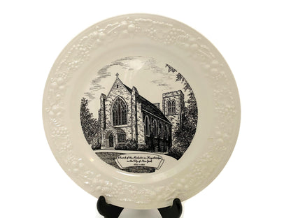 Vintage Church of Mediator in Kingsbridge, Bronx New York Plate