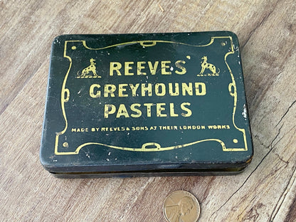 Vintage Reeves' Greyhound Pastels English Collectible