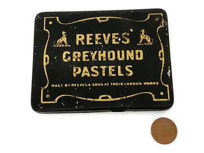 Vintage Reeves' Greyhound Pastels English Collectible
